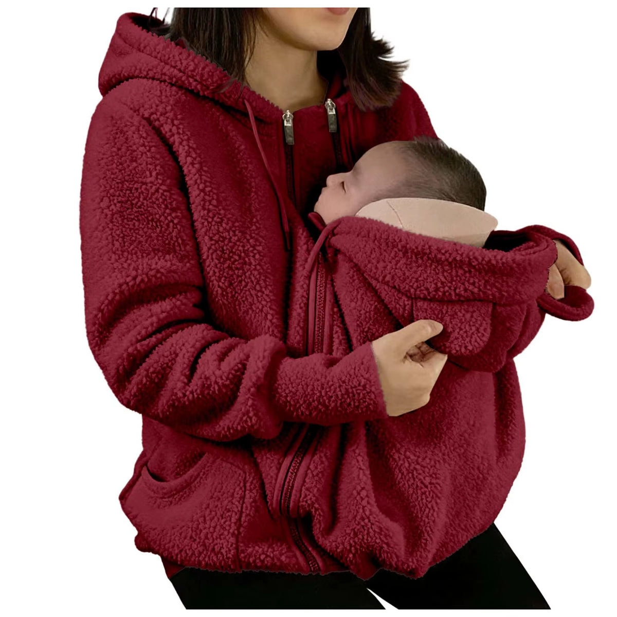 Nuvomi CozyNest Winter Fleece Hoodie
